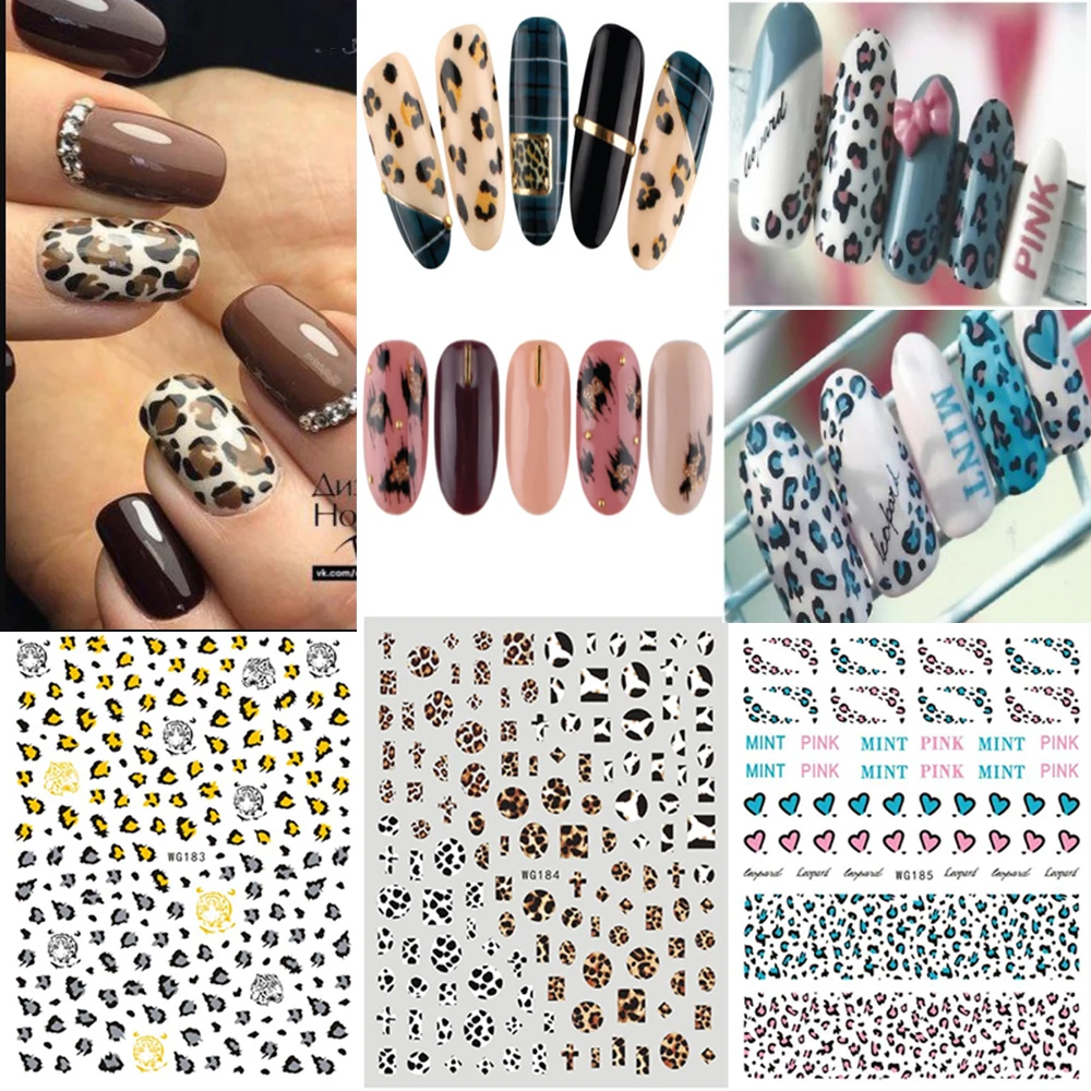 1 Sheet 3D Nail Stickers Leopard Printed ail Transfer Sticker Foils Nail Decals Gel Polish Sticker Manicures Decoration
1 Sheet 3D Nail Stickers Leopard Printed ail Transfer Sticker Foils Nail Decals Gel Polish Sticker Manicures Decoration
