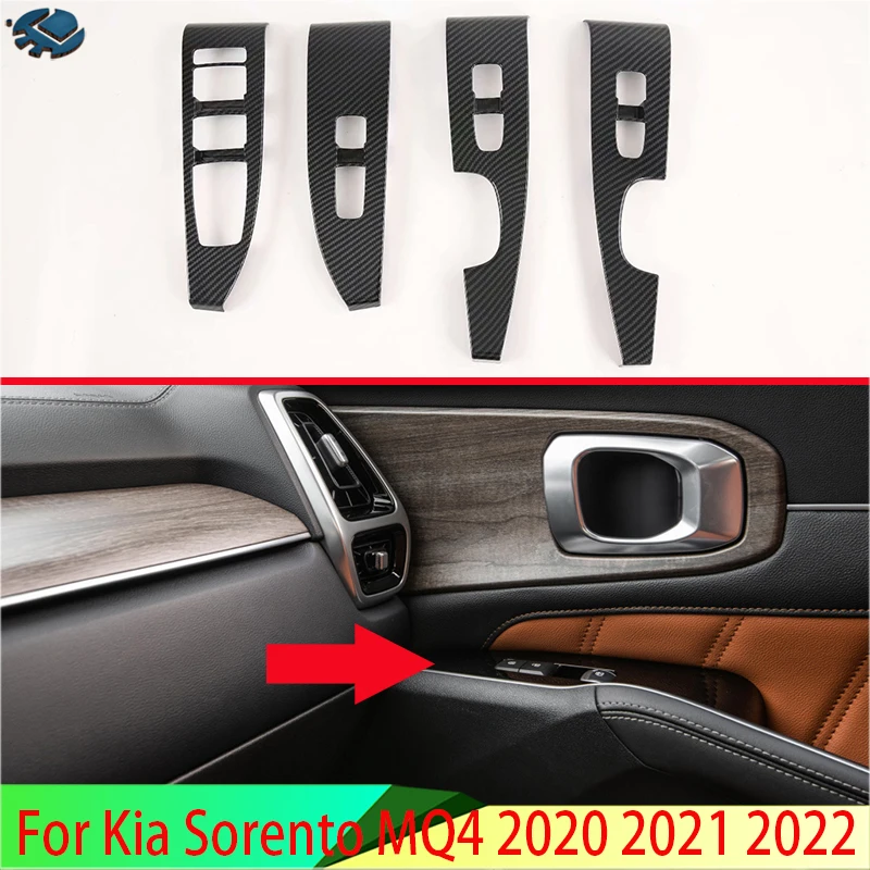 Для Kia Sorento MQ4 2020 2021 2022 в стиле углеродного волокна крышка для окна двери подлокотника переключатель панель отделка молдинг украшение
Для Kia Sorento MQ4 2020 2021 2022 в стиле углеродного волокна крышка для окна двери подлокотника переключатель панель отделка молдинг украшение