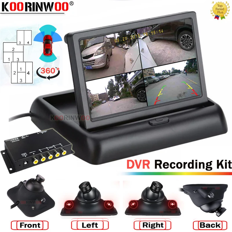 Автомобильный видеорегистратор Koorinwoo с двумя объективами 360 разделитель комбайнер 4-сторонний ящик для левой и правой передней камеры задня...
Автомобильный видеорегистратор Koorinwoo с двумя объективами 360 разделитель комбайнер 4-сторонний ящик для левой и правой передней камеры задня...