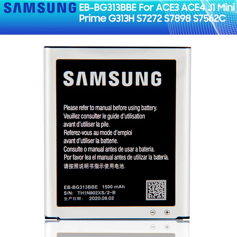 SAMSUNG оригинальный аккумулятор EB BG313BBE для Galaxy J1 Mini Prime ACE 3 4 Neo Lite G313H S7272 S7898 S7562C G318H G313M