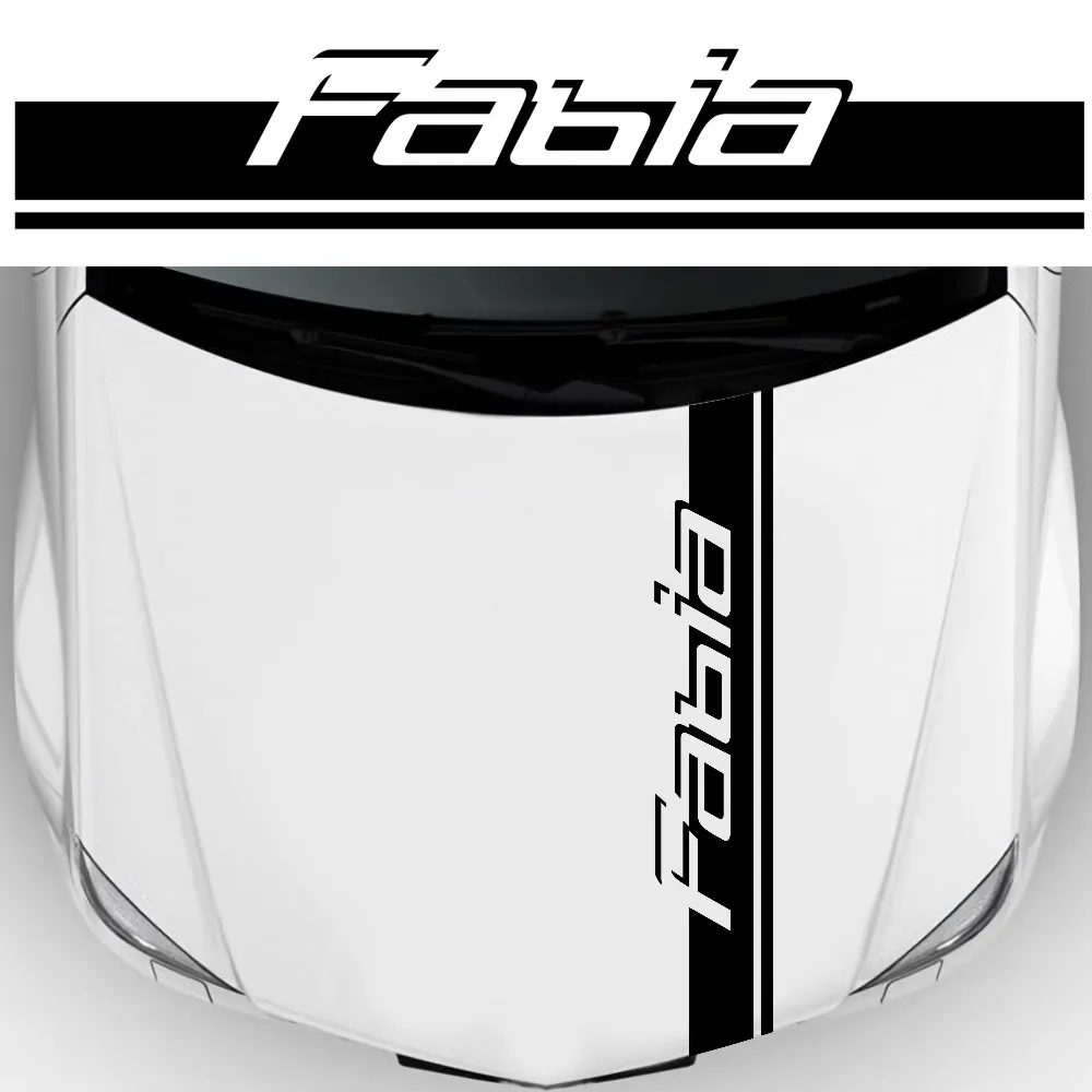 1PCS Fashion racing stripes car sticker For Fabia 1 2 3 MK1 MK3 hood front cover DIY vinyl modelling decoration accessories
1PCS Fashion racing stripes car sticker For Fabia 1 2 3 MK1 MK3 hood front cover DIY vinyl modelling decoration accessories