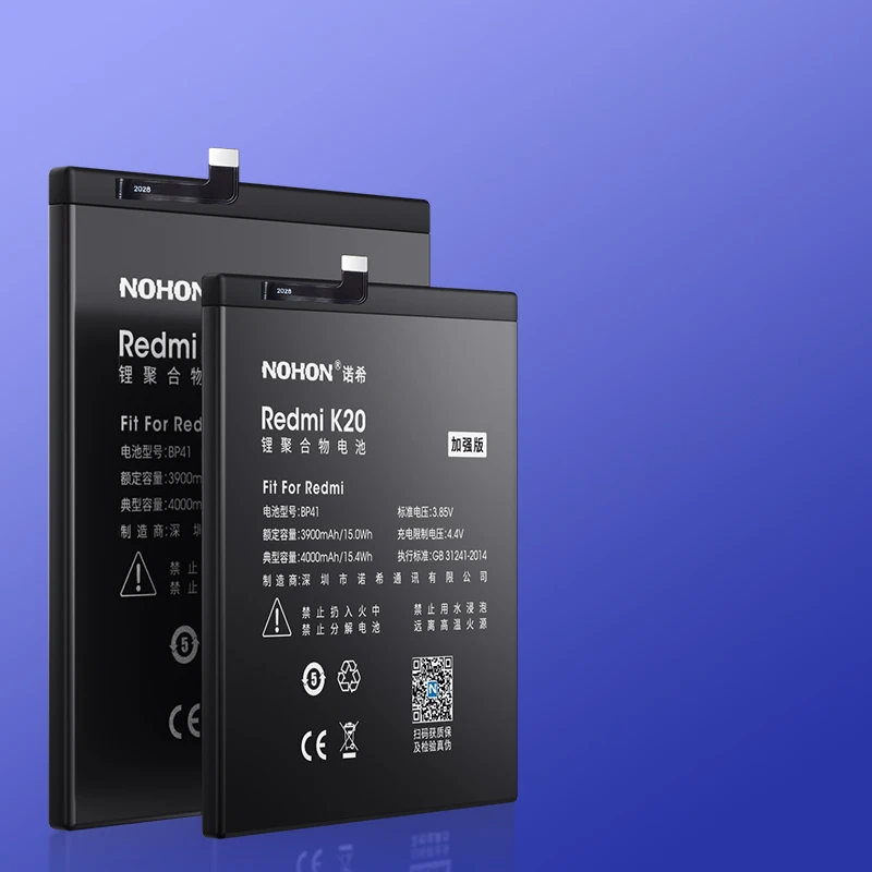 Аккумулятор NOHON для Xiaomi POCOPHONE F1 Redmi K20 батарея BP41 BP40 BM4E BM47 BM4A BN30 BN34 BN35 BN42 BN44 BM46 BM45 BN4A