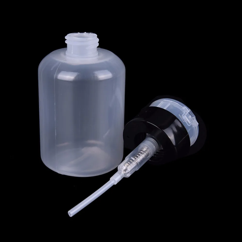 210ML Empty Clear Pump Dispenser Bottle Professional For Acetone Polish Remover Alcohol Liquid Oil Nail Art Tool
210ML Empty Clear Pump Dispenser Bottle Professional For Acetone Polish Remover Alcohol Liquid Oil Nail Art Tool