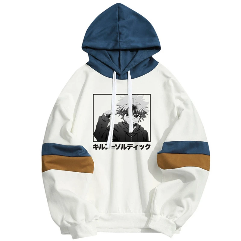 Hunter X Hunter Cosplay Costumes Hoodie Splicing Hip Hop Sweater Hoodie Spring and Autumn Adult COS Apparel Christmas Halloween 
Hunter X Hunter Cosplay Costumes Hoodie Splicing Hip Hop Sweater Hoodie Spring and Autumn Adult COS Apparel Christmas Halloween