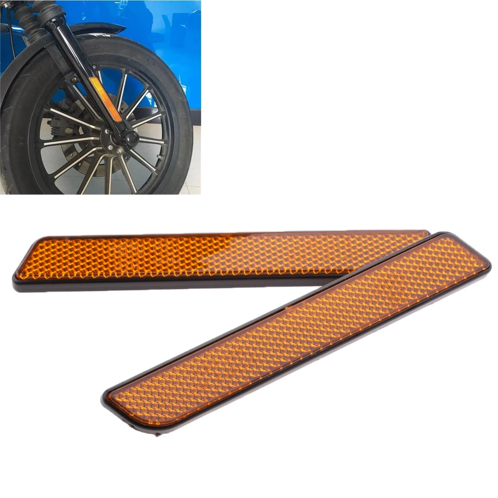 2 Pcs Motorcycle Front Fork Leg Reflectors Set For Harley Softail Dyna Sportster Honda Suzuki KTM Etc Motorcycle Accessories
2 Pcs Motorcycle Front Fork Leg Reflectors Set For Harley Softail Dyna Sportster Honda Suzuki KTM Etc Motorcycle Accessories