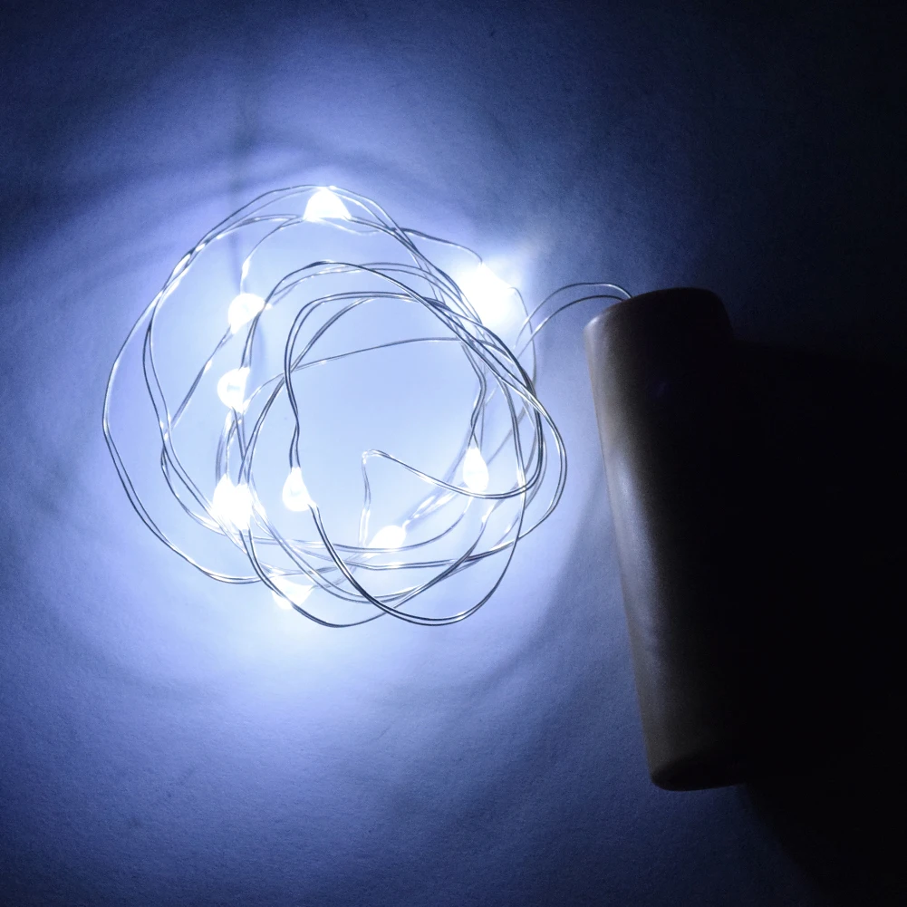 Battery Powered Garland Wine Bottle Lights with Cork 1M 2M LED Copper Wire Colorful Fairy Lights String for Party Wedding Decor
Battery Powered Garland Wine Bottle Lights with Cork 1M 2M LED Copper Wire Colorful Fairy Lights String for Party Wedding Decor