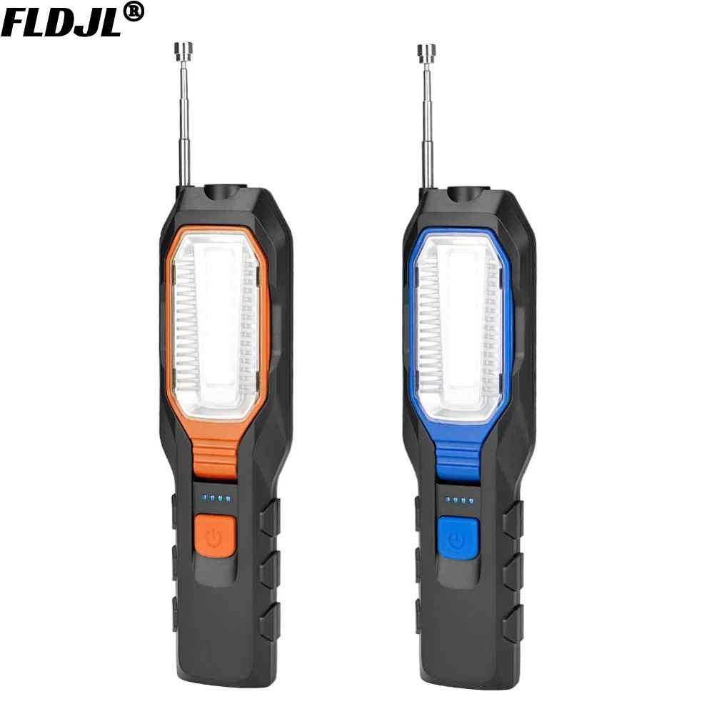 COB LED Work Light Adjustable Inspection Lamp Magnetic Hand Torch USB Rechargeable Camping Lantern With Hook Magnet Flashlight
COB LED Work Light Adjustable Inspection Lamp Magnetic Hand Torch USB Rechargeable Camping Lantern With Hook Magnet Flashlight