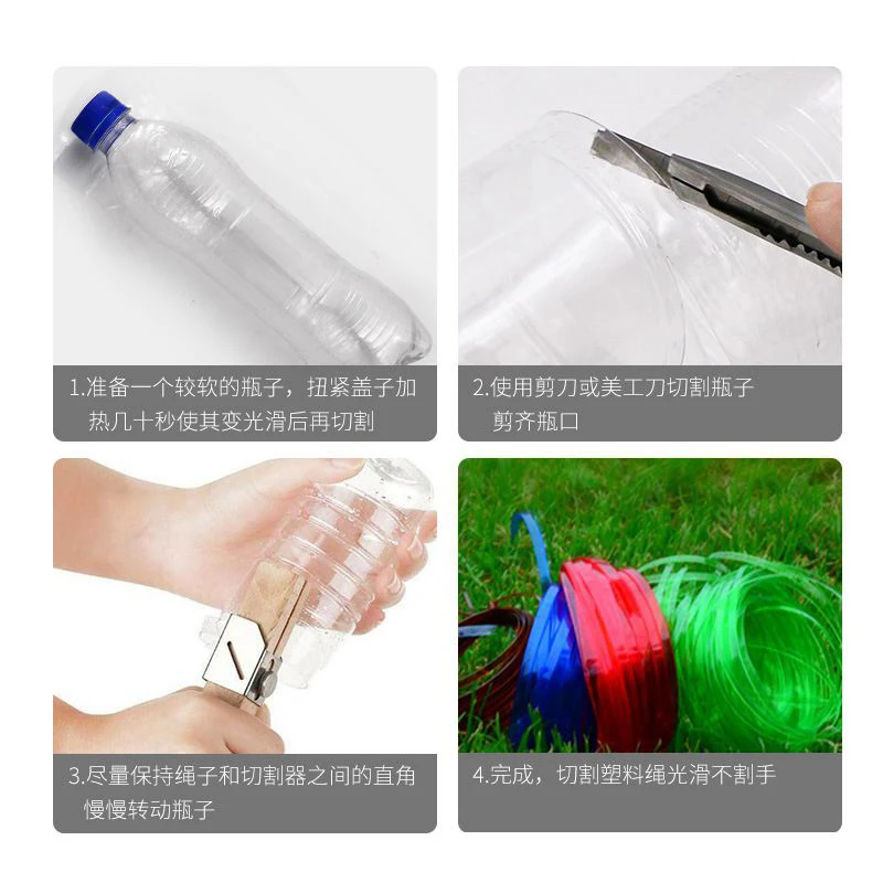 New Portable Smart Plastic Bottle Cutter Outdoor Household Bottles Rope Tools DIY Craft Bottle Rope Cutter Creative Tool
New Portable Smart Plastic Bottle Cutter Outdoor Household Bottles Rope Tools DIY Craft Bottle Rope Cutter Creative Tool