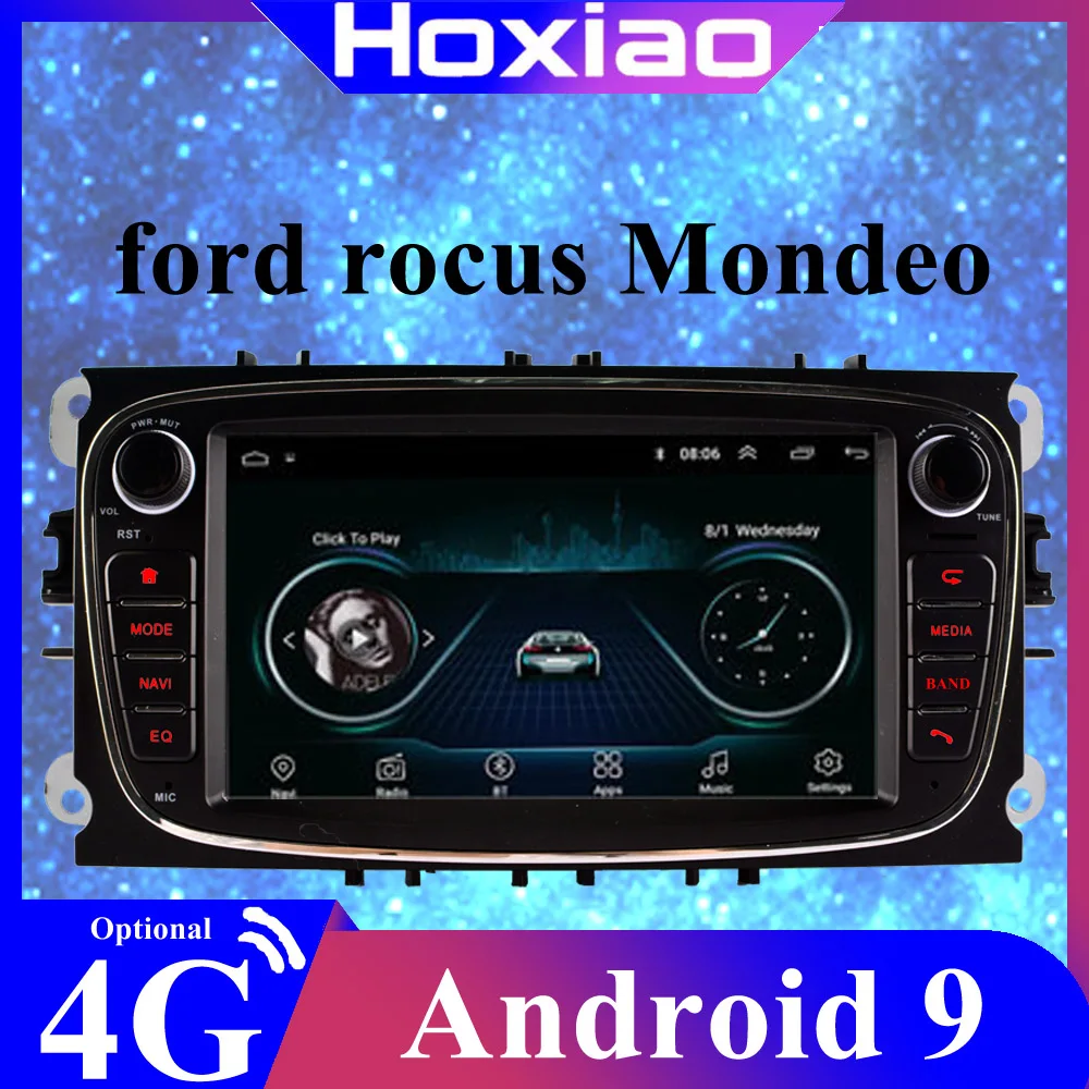 Автомобильный мультимедийный видеоплеер 4G WIFI для Ford/Focus/S Max/Mondeo 9/GalaxyC Max GPS