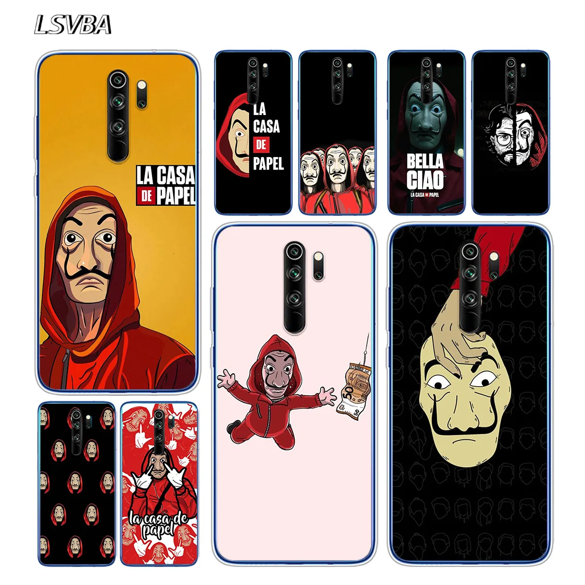 Soft TPU Silicone Cover Spain TV La Casa De Papel For Xiaomi Redmi Note 9 9S 8T 8 7 6 5A 5 4X 4 Pro Max Phone Case 
Soft TPU Silicone Cover Spain TV La Casa De Papel For Xiaomi Redmi Note 9 9S 8T 8 7 6 5A 5 4X 4 Pro Max Phone Case