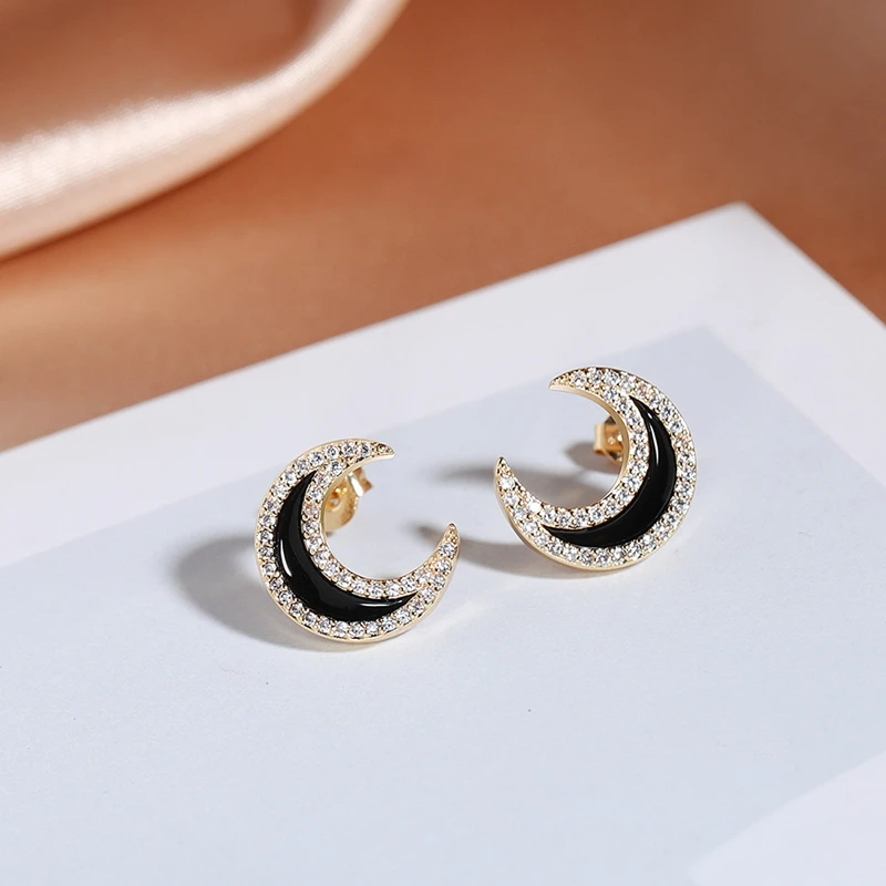 2021 New Trendy Moon Dangle Earrings For Women Temperament Rhinestone Pendant Earring Girl Rainbow Party Jewelry Gift
2021 New Trendy Moon Dangle Earrings For Women Temperament Rhinestone Pendant Earring Girl Rainbow Party Jewelry Gift
