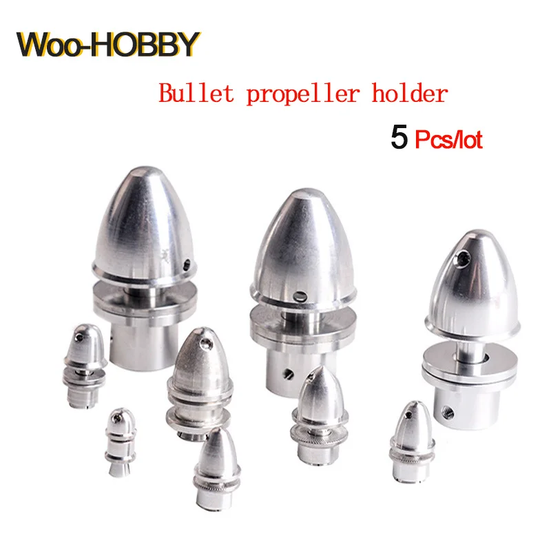 5 pcs/lot 2.0mm 2.3mm 3mm 3.17mm 4mm 5mm RC Aluminum Bullet Propeller Adapter Holder for Brushless Motor Prop Dropship
5 pcs/lot 2.0mm 2.3mm 3mm 3.17mm 4mm 5mm RC Aluminum Bullet Propeller Adapter Holder for Brushless Motor Prop Dropship