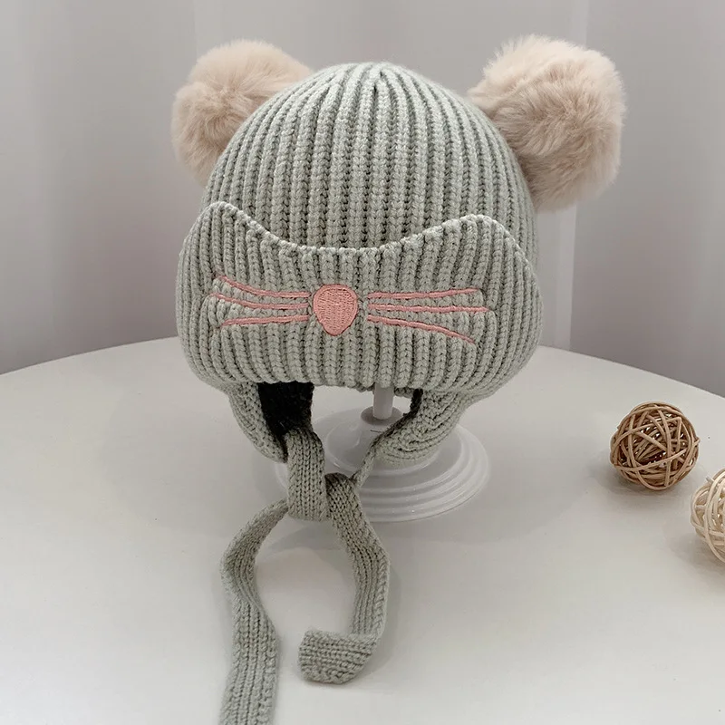 Baby Hats for Girls Hats for Kids Baby Winter Hat Double Ball Cartoon Velvet Warm Knitted Cap Children's Hat Kids Boy Caps
Baby Hats for Girls Hats for Kids Baby Winter Hat Double Ball Cartoon Velvet Warm Knitted Cap Children's Hat Kids Boy Caps
