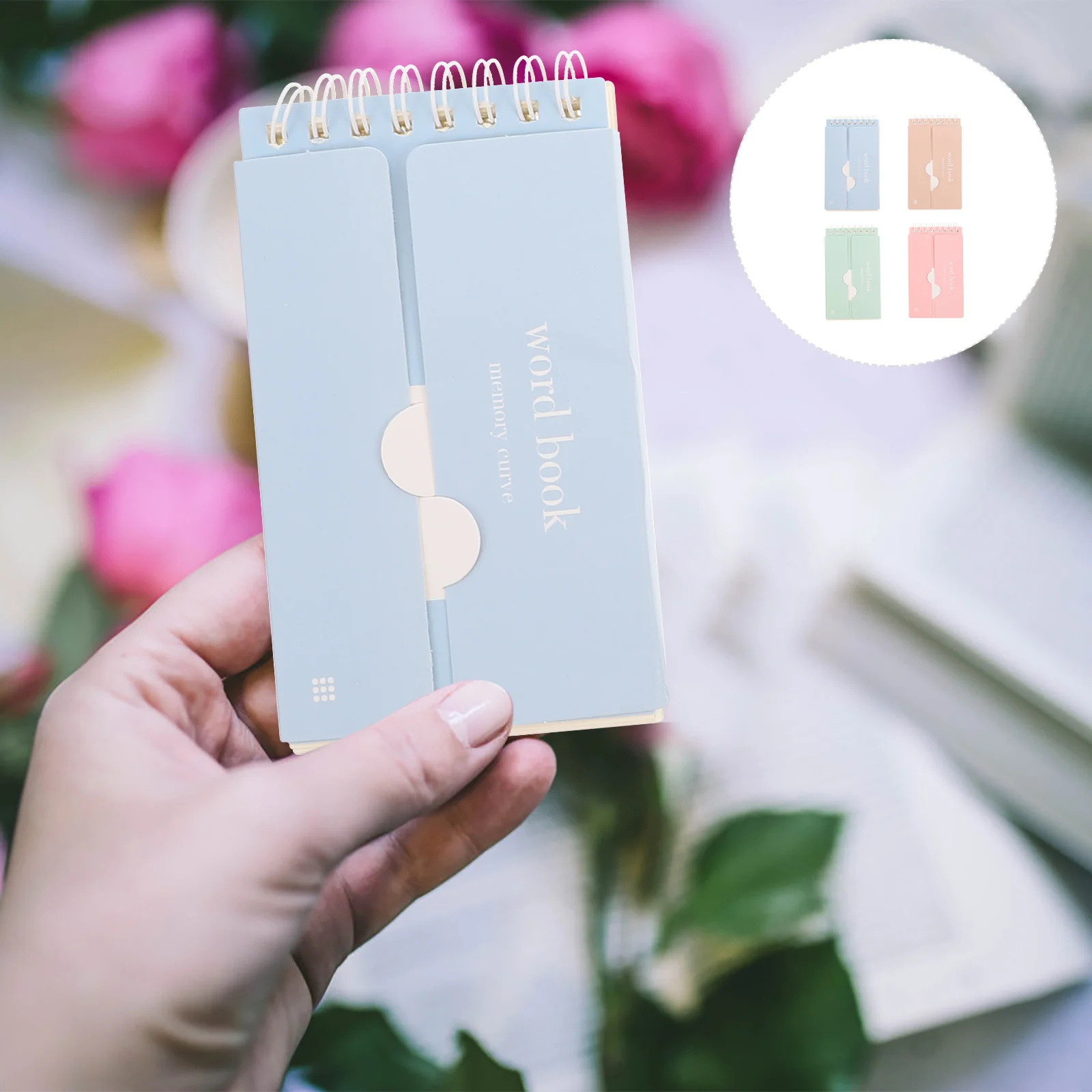 4Pcs Vocabulary Notepads Practical Notebooks Blank Memo Ring Notepads (Assorted Color)
4Pcs Vocabulary Notepads Practical Notebooks Blank Memo Ring Notepads (Assorted Color)