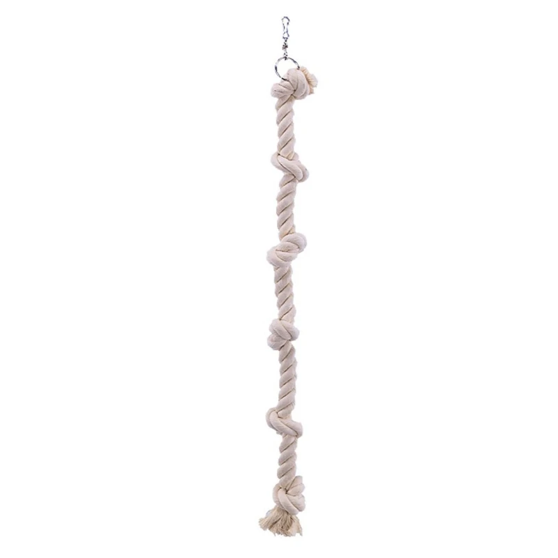 Bird Rope Chew Toy Cotton Rope Swing Cage Hanging Climbing Toys for Small Cockatoos Green Cheek Conure Mini Macaws
Bird Rope Chew Toy Cotton Rope Swing Cage Hanging Climbing Toys for Small Cockatoos Green Cheek Conure Mini Macaws