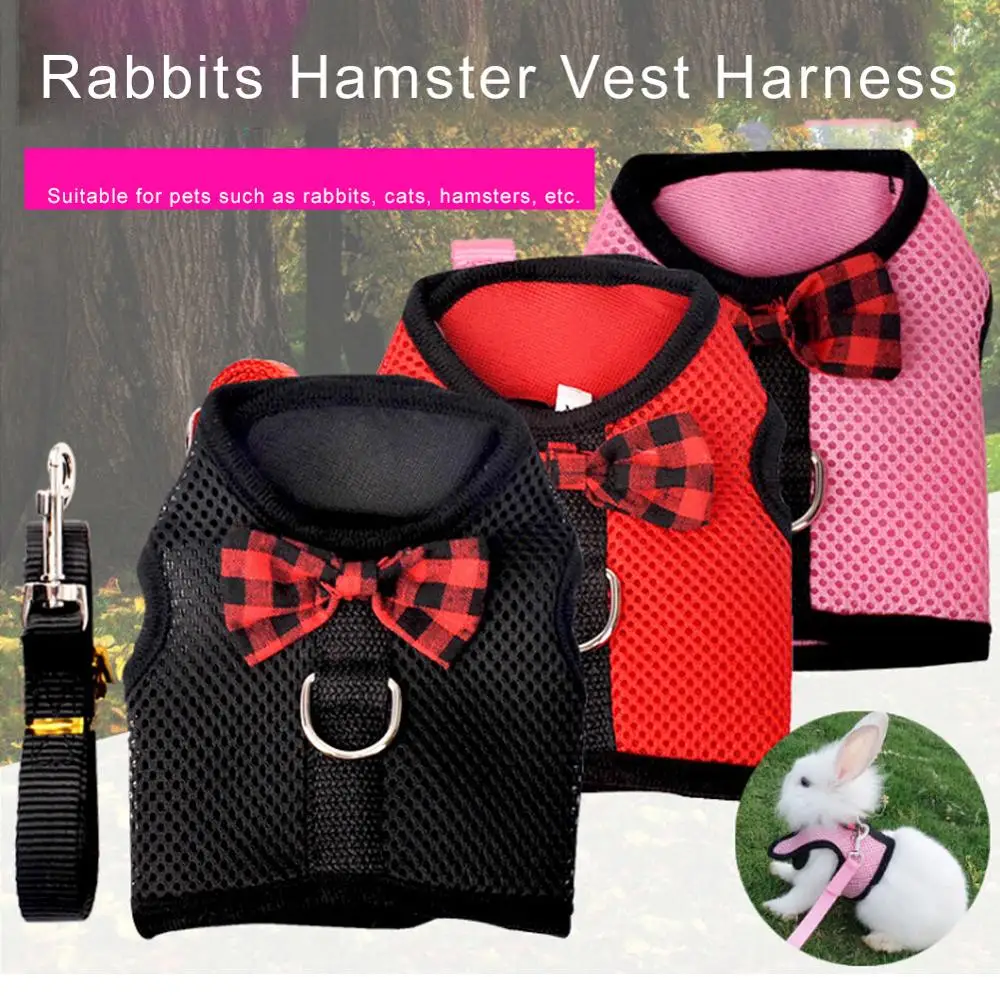 1Set Rabbits Hamster Vest Harness with Leash Bunny Mesh Chest Strap Harnesses Pet Accessories for Ferret Guinea Pig Small Animal
1Set Rabbits Hamster Vest Harness with Leash Bunny Mesh Chest Strap Harnesses Pet Accessories for Ferret Guinea Pig Small Animal