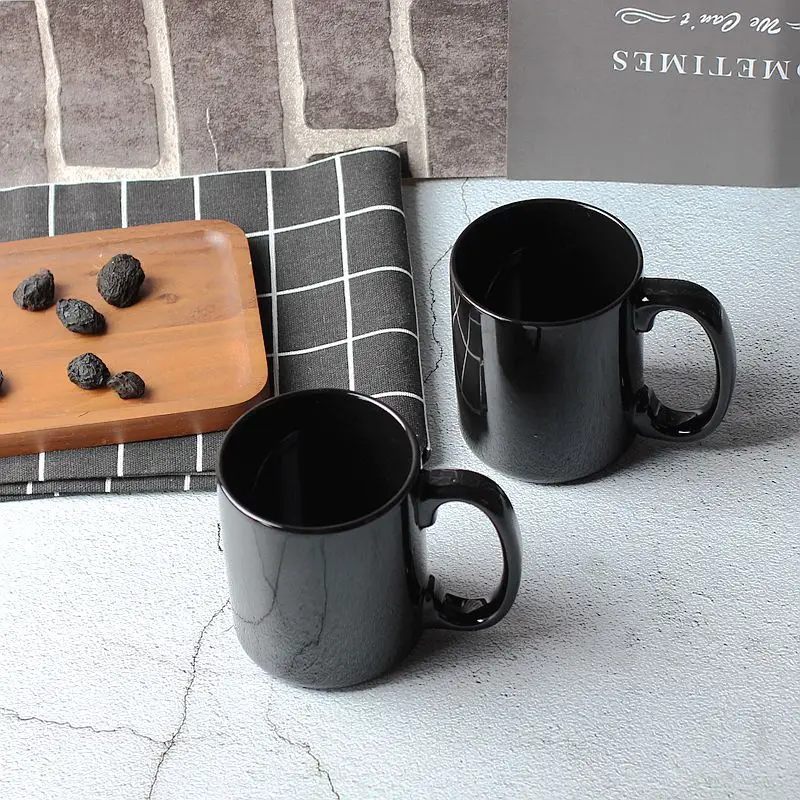 Black Simple High Value Low Profile Mug Large Capacity Ceramic Cup Coffee Oatmeal Breakfast Cup Student Home Office Bar
Black Simple High Value Low Profile Mug Large Capacity Ceramic Cup Coffee Oatmeal Breakfast Cup Student Home Office Bar