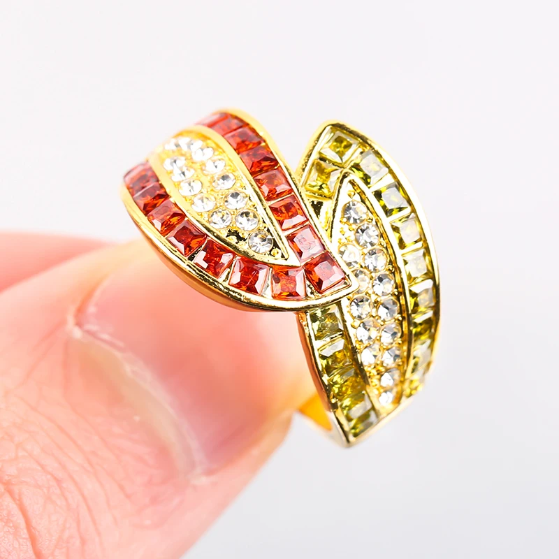 Vintage Geometric Rings for Women Red Rhinestone Wedding Engagement Glass Filled Gold Color Ring Personality Design Jewelry Gift
Vintage Geometric Rings for Women Red Rhinestone Wedding Engagement Glass Filled Gold Color Ring Personality Design Jewelry Gift