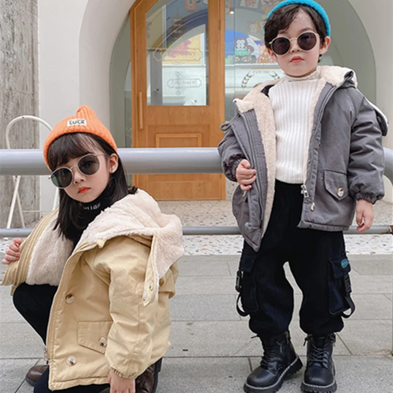 Girls Baby's Kids Coat Jacket Outwear 2021 Thicken Velvet Winter Autumn Cotton Fleece Sport Overcoat School Children's Clothing 
Girls Baby's Kids Coat Jacket Outwear 2021 Thicken Velvet Winter Autumn Cotton Fleece Sport Overcoat School Children's Clothing