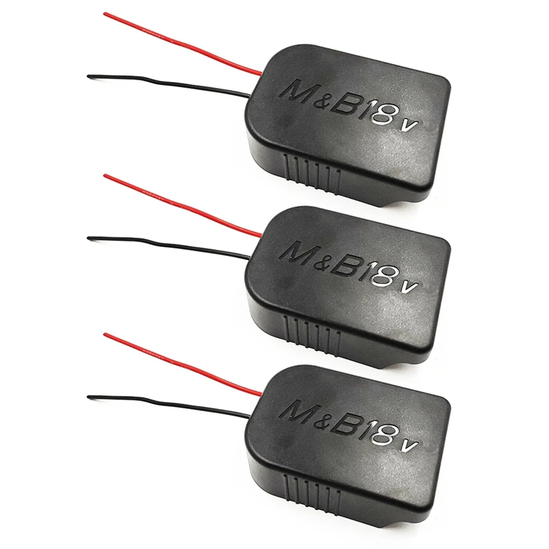 3X Adapter for MAKITA& 18V Battery Power Mount Connector Adapter Dock Holder with 12 Awg Wires Adapter
3X Adapter for MAKITA& 18V Battery Power Mount Connector Adapter Dock Holder with 12 Awg Wires Adapter