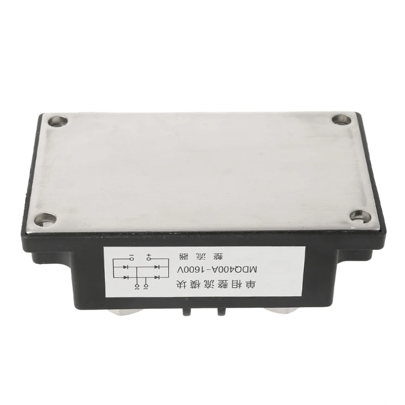 MDQ 4 Terminals Black Single-Phase Diode Bridge Rectifier 400A Amp High Power 1600V Bridge Rectifier Module
MDQ 4 Terminals Black Single-Phase Diode Bridge Rectifier 400A Amp High Power 1600V Bridge Rectifier Module