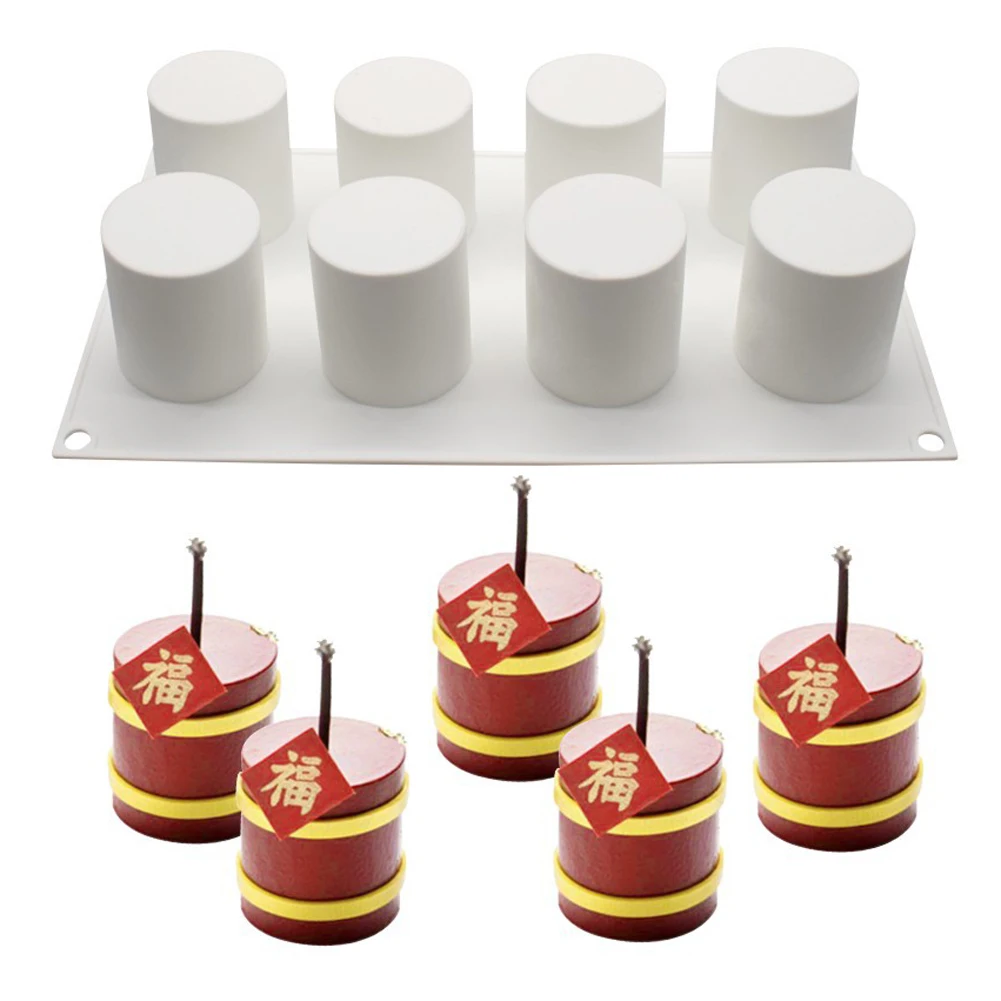 Cylindrical Cupcake Mold Silicone Cake 8 Even Muffin Cookie Baking Decorating Tools Kitchen Gadget Styling a cake Fast delivery
Cylindrical Cupcake Mold Silicone Cake 8 Even Muffin Cookie Baking Decorating Tools Kitchen Gadget Styling a cake Fast delivery