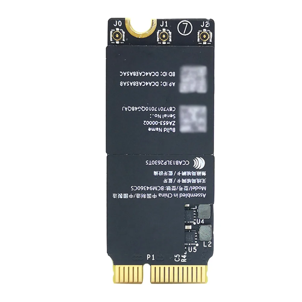 Laptop Network Card Easy Install BCM94360CS Bluetooth WIFI Small 2.4G 5G Replacement Airport Dual Band For Mac 13" A1398 A1425 
Laptop Network Card Easy Install BCM94360CS Bluetooth WIFI Small 2.4G 5G Replacement Airport Dual Band For Mac 13" A1398 A1425