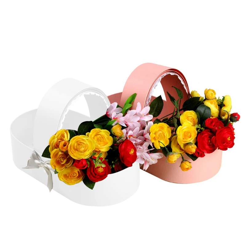 2 Pcs Cradle Flower Box Rose Flower Arrangement Basket Gift Boxes Floral Flower Packing Boxes Wedding Home Decor, A & D
2 Pcs Cradle Flower Box Rose Flower Arrangement Basket Gift Boxes Floral Flower Packing Boxes Wedding Home Decor, A & D
