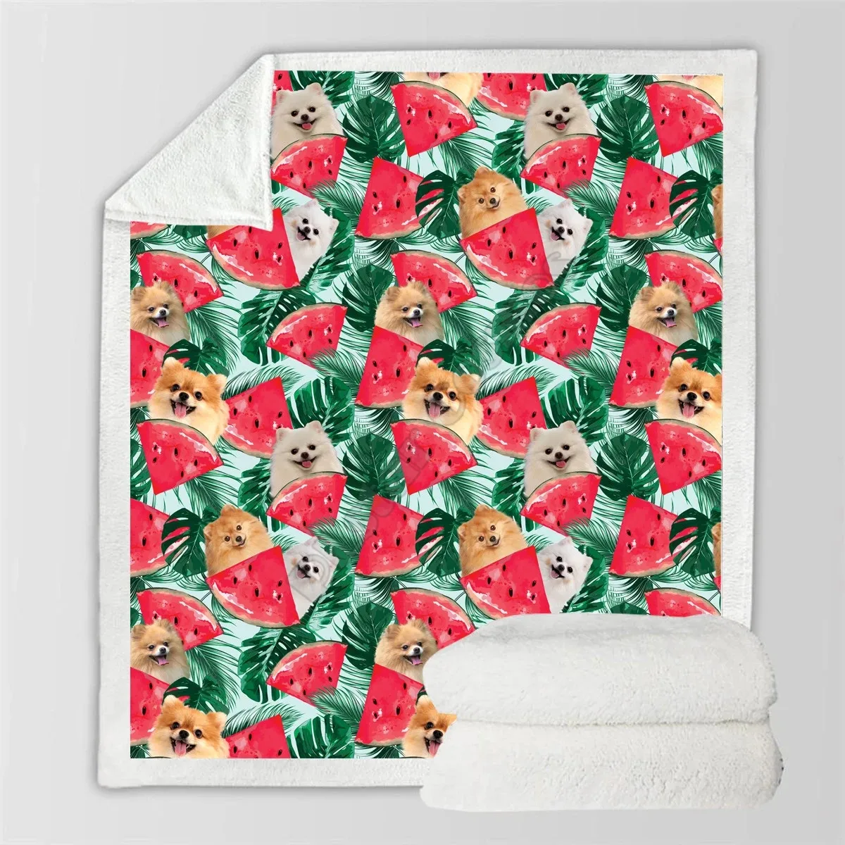 Pomeranian Colorful Fleece Blanket 3D printed Wearable Blanket Adults/kids Fleece Blanket
Pomeranian Colorful Fleece Blanket 3D printed Wearable Blanket Adults/kids Fleece Blanket