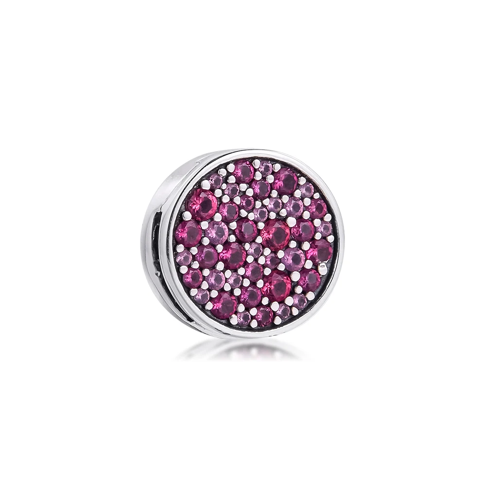 Fit Reflexions Bracelets Pink Pave Clip Charm 925 Sterling Silver Beads for DIY Making Silver Charms Bead Kralen Women Jewelry
Fit Reflexions Bracelets Pink Pave Clip Charm 925 Sterling Silver Beads for DIY Making Silver Charms Bead Kralen Women Jewelry