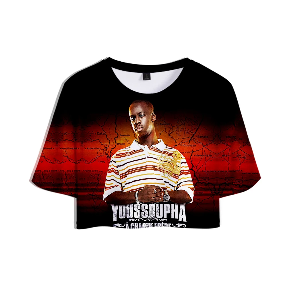 Новинка 2021, Youssoupha, топы с 3D принтом, короткая футболка для девушек, Женская Сексуальная Повседневная футболка
Новинка 2021, Youssoupha, топы с 3D принтом, короткая футболка для девушек, Женская Сексуальная Повседневная футболка