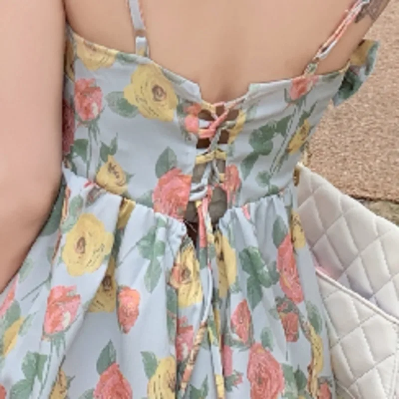 Casual Women Temperament Suspender Jacquard Dresses Sweet Bow Sleeveless Fashion Summer 2021 Robe Sexy Backless Bandage Vestidos
Casual Women Temperament Suspender Jacquard Dresses Sweet Bow Sleeveless Fashion Summer 2021 Robe Sexy Backless Bandage Vestidos