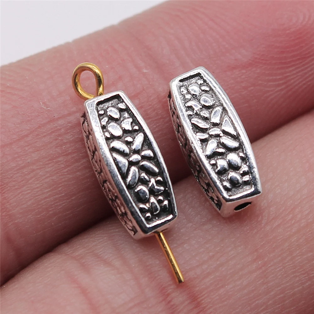 WYSIWYG 10pcs Jewelry Findings Handmade Diy Craft Long Carved Beads Antique Bronze Color Antique Silver Color Charms 5x13mm
WYSIWYG 10pcs Jewelry Findings Handmade Diy Craft Long Carved Beads Antique Bronze Color Antique Silver Color Charms 5x13mm