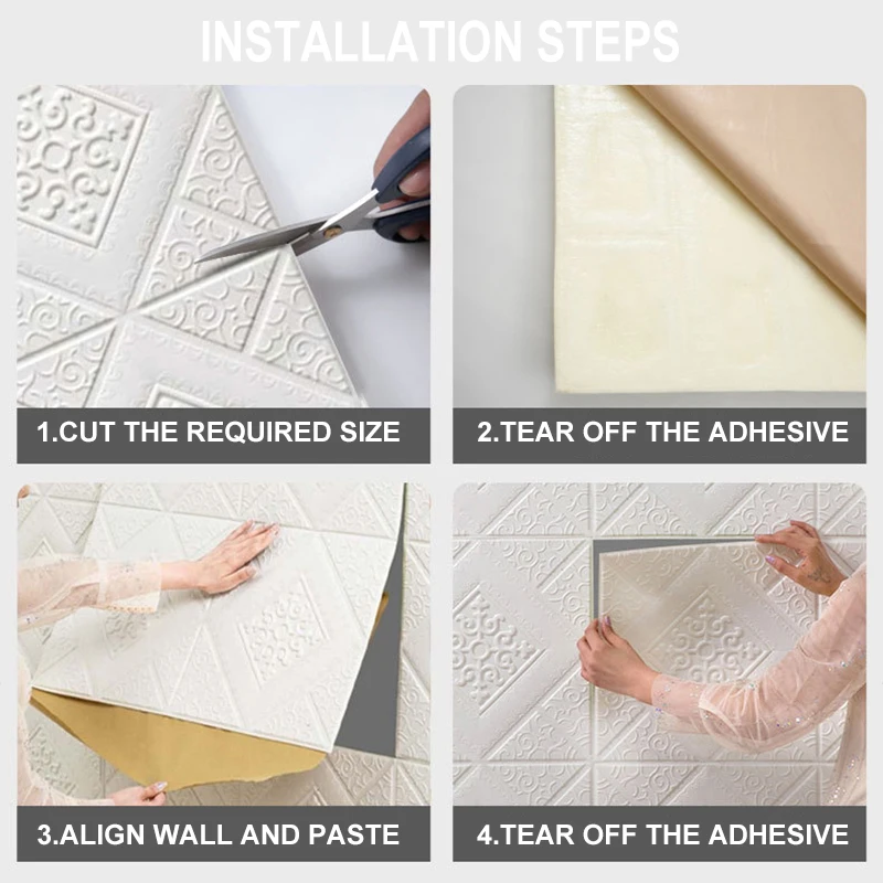 70x70cm 3D Foam Wall Sticker Roof Panels Self-adhesive Ceiling Wallpaper Self-loading Kid Room Office Decoration Home Decor
70x70cm 3D Foam Wall Sticker Roof Panels Self-adhesive Ceiling Wallpaper Self-loading Kid Room Office Decoration Home Decor