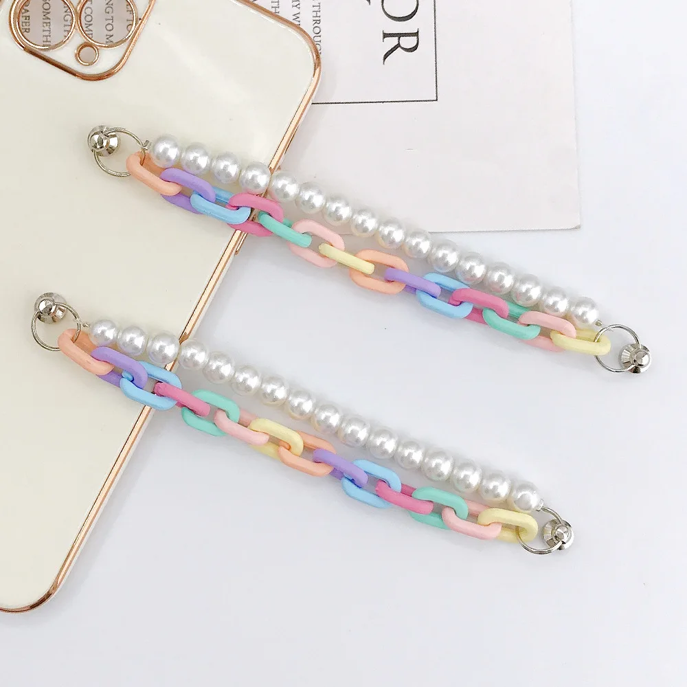 Hot new pearl acrylic bracelet diy mobile phone case jewelry accessories handmade beaded chain
Hot new pearl acrylic bracelet diy mobile phone case jewelry accessories handmade beaded chain