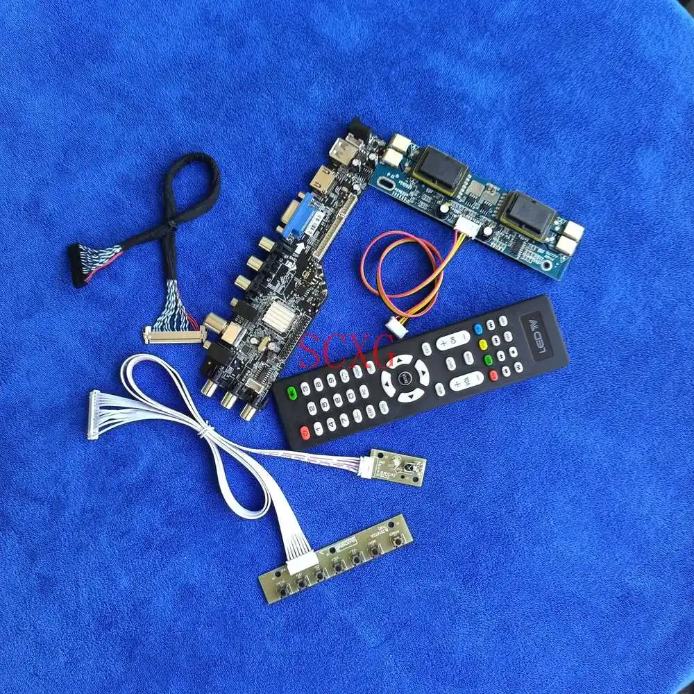 Fit LTM230HP01/LTM230HT01/MT230DW01 LCD Screen Drive Card 4CCFL DVB Digital LVDS 30-Pin KIT 1920*1080 HDMI-compatible VGA AV USB
Fit LTM230HP01/LTM230HT01/MT230DW01 LCD Screen Drive Card 4CCFL DVB Digital LVDS 30-Pin KIT 1920*1080 HDMI-compatible VGA AV USB