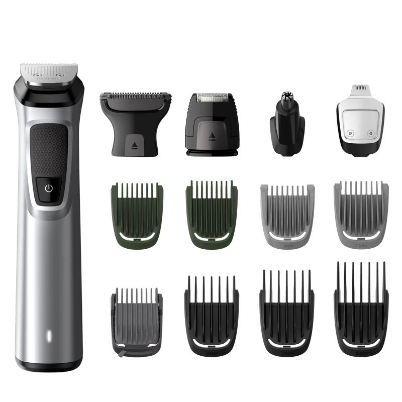 Машинка для стрижки волос Philips MG7720 электробритва Серебристая с перезаряжаемой