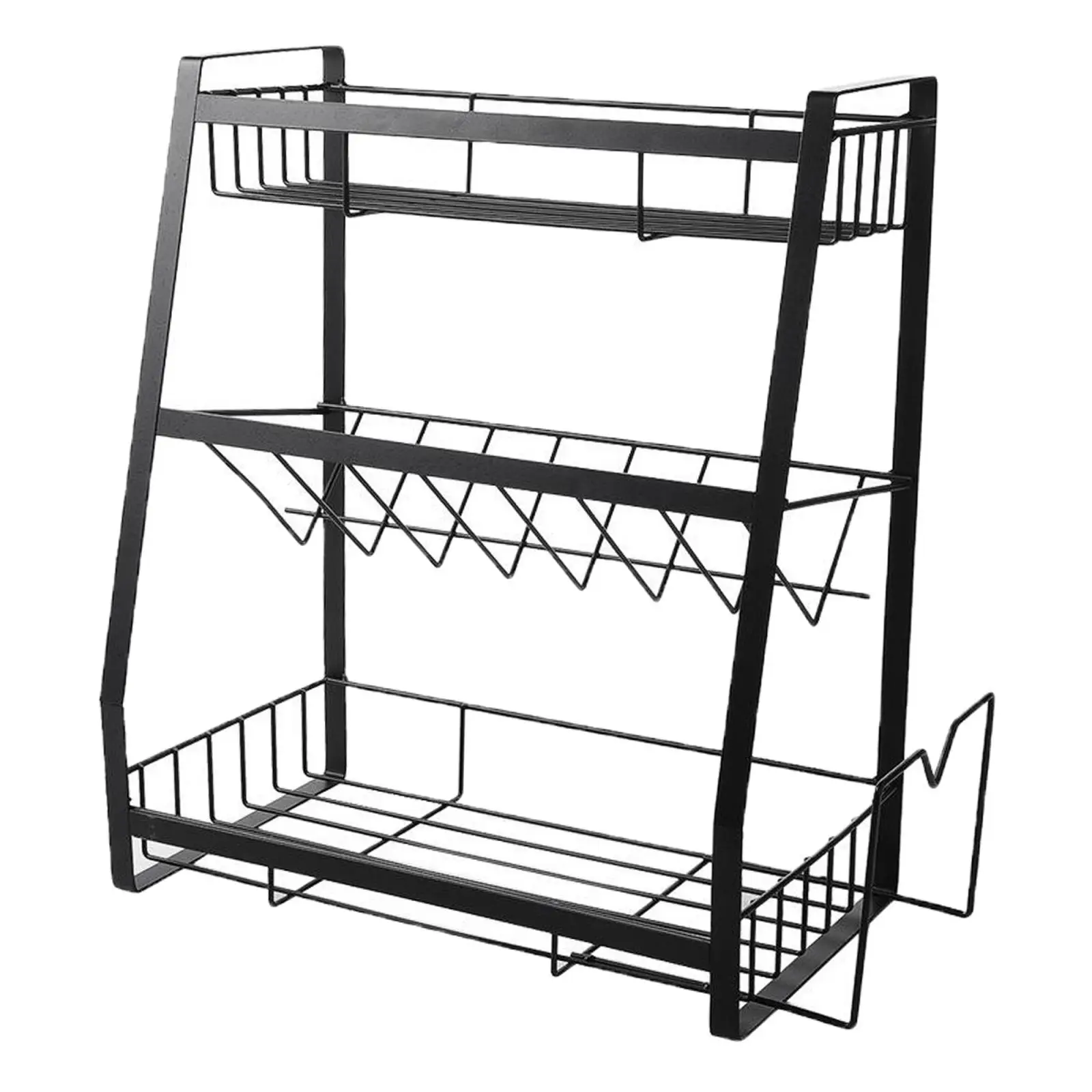 Spice Rack for Countertop, 3-Tier Spice Rack Organizer for Counter Stable Spice Shelf Standing Storage Rack for Kitchen, Black
Spice Rack for Countertop, 3-Tier Spice Rack Organizer for Counter Stable Spice Shelf Standing Storage Rack for Kitchen, Black