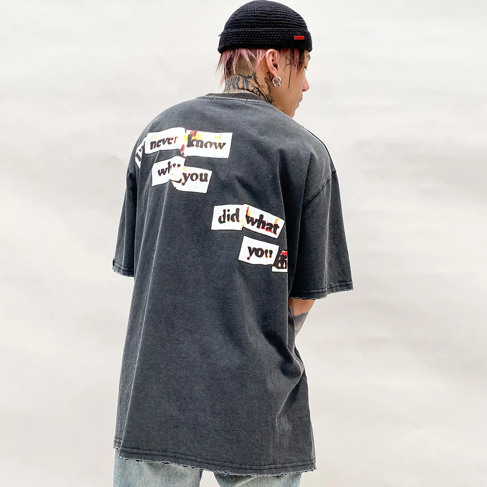 Abstract Printed Shirts For Men Men's T-Shirt Washable Loose Round Neck Half-Sleeved Hip-Hop Tide Brand Five-Point Sleeves
Abstract Printed Shirts For Men Men's T-Shirt Washable Loose Round Neck Half-Sleeved Hip-Hop Tide Brand Five-Point Sleeves