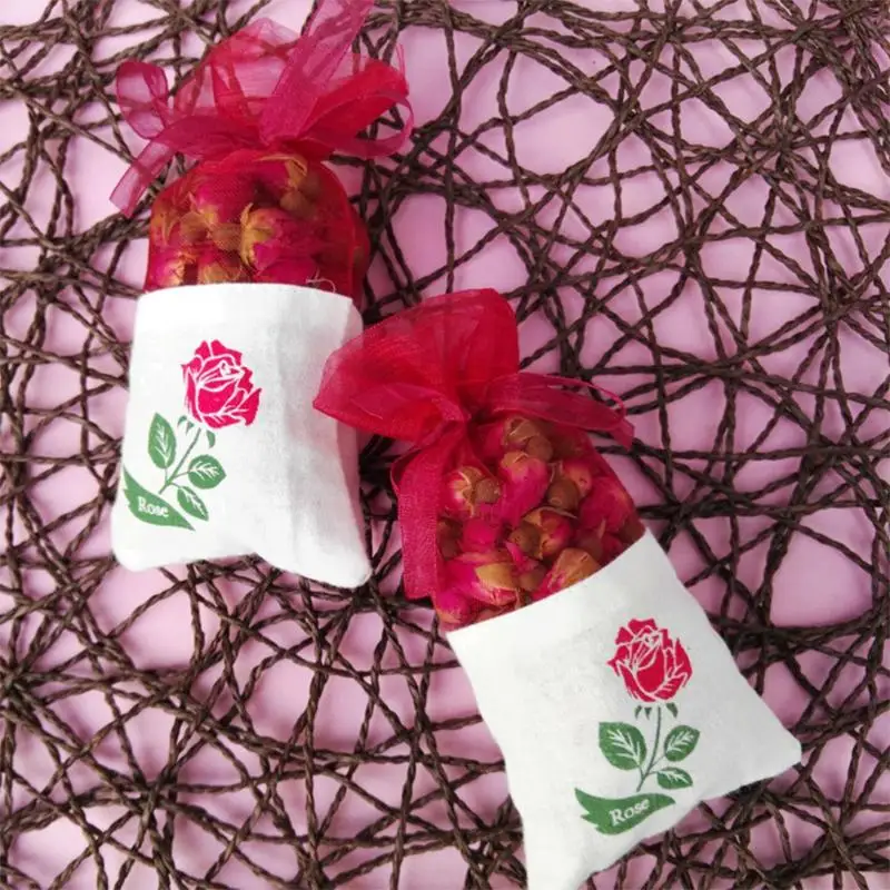 Натуральные сушеные цветы Лаванда/Роза саше ароматические пакеты для гостиной