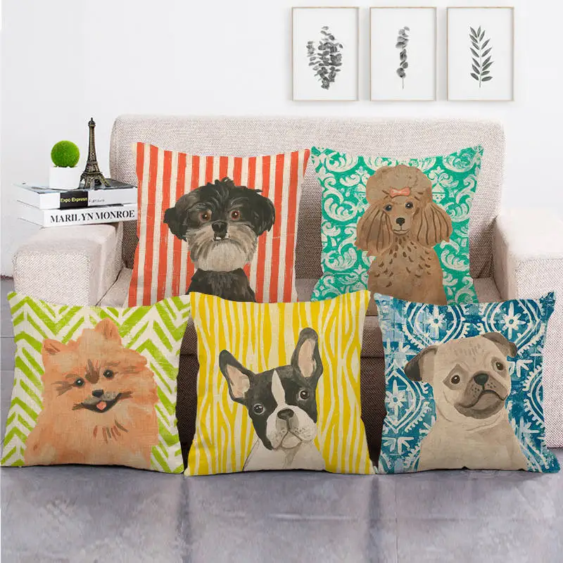 45cm*45cm pet dog design linen/cotton throw pillow covers couch cushion cover home decor pillow
45cm*45cm pet dog design linen/cotton throw pillow covers couch cushion cover home decor pillow