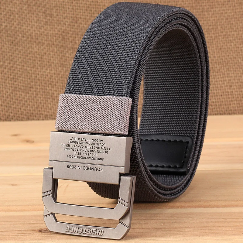 Double loop buckle elastic elastic waistbandTactical outdoor cloth beltMen's Korean version of the canvas belt casual wild
Double loop buckle elastic elastic waistbandTactical outdoor cloth beltMen's Korean version of the canvas belt casual wild