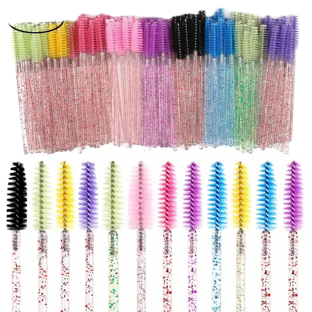 150 pcs Eyelash Brush Diamond handle Mascara Wands Disposable Applicators Spoolers Comb Wands Spoolies Comb Make Up Brushes Tool
150 pcs Eyelash Brush Diamond handle Mascara Wands Disposable Applicators Spoolers Comb Wands Spoolies Comb Make Up Brushes Tool