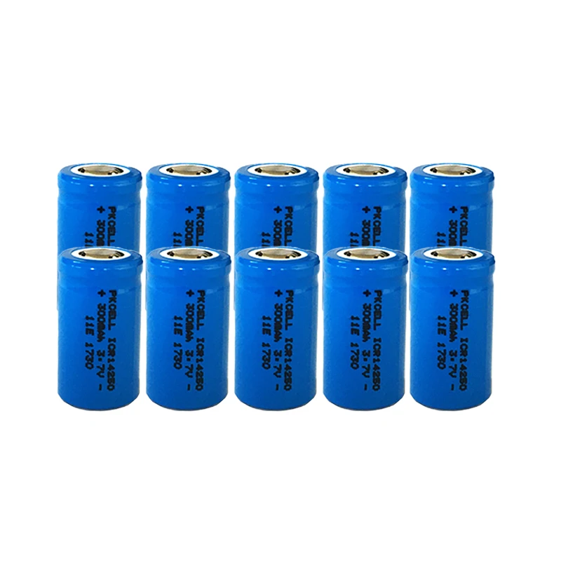 10X PKCELL Size 1/2AA ICR14250 3.7V 300mAh Lithium Li-ion Rechargeable Battery Batteries For Power Tools LED FlashLights
10X PKCELL Size 1/2AA ICR14250 3.7V 300mAh Lithium Li-ion Rechargeable Battery Batteries For Power Tools LED FlashLights