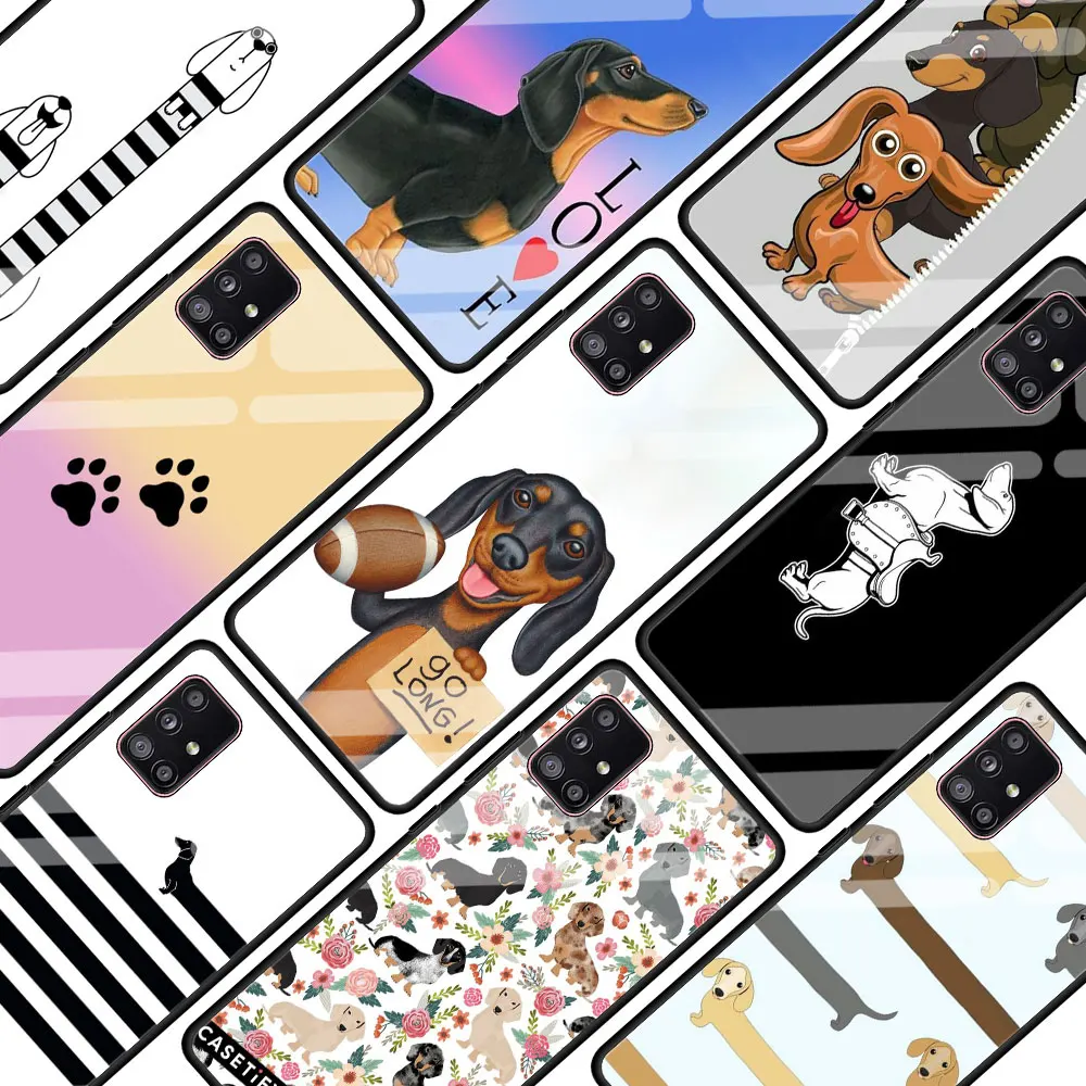 Dachshund Dog Glass Phone Case For Samsung Galaxy A51 A71 A21S A31 A91 A52 5G A41 A72 A11 A51 A01 A71 A21 EU A81 Cover
Dachshund Dog Glass Phone Case For Samsung Galaxy A51 A71 A21S A31 A91 A52 5G A41 A72 A11 A51 A01 A71 A21 EU A81 Cover