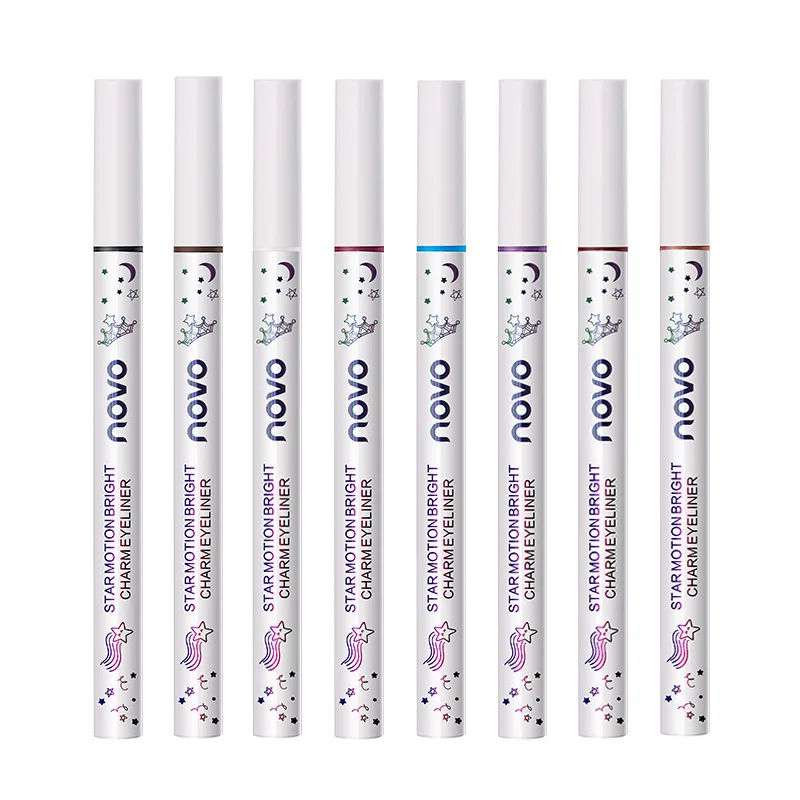 NOVO with color eyeliner extremely fine pen head waterproof not easy to strip not easy to faint dye tide makeup
NOVO with color eyeliner extremely fine pen head waterproof not easy to strip not easy to faint dye tide makeup