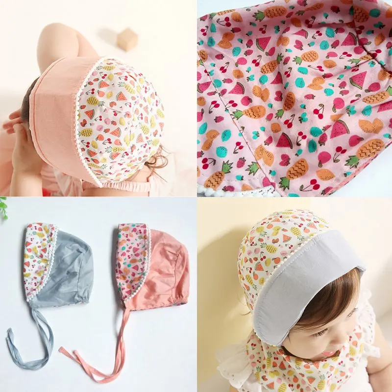 Summer Newborn Baby Girls Kids Fruit Pattern Cap Cotton Visor Sun Hat d 
Summer Newborn Baby Girls Kids Fruit Pattern Cap Cotton Visor Sun Hat d