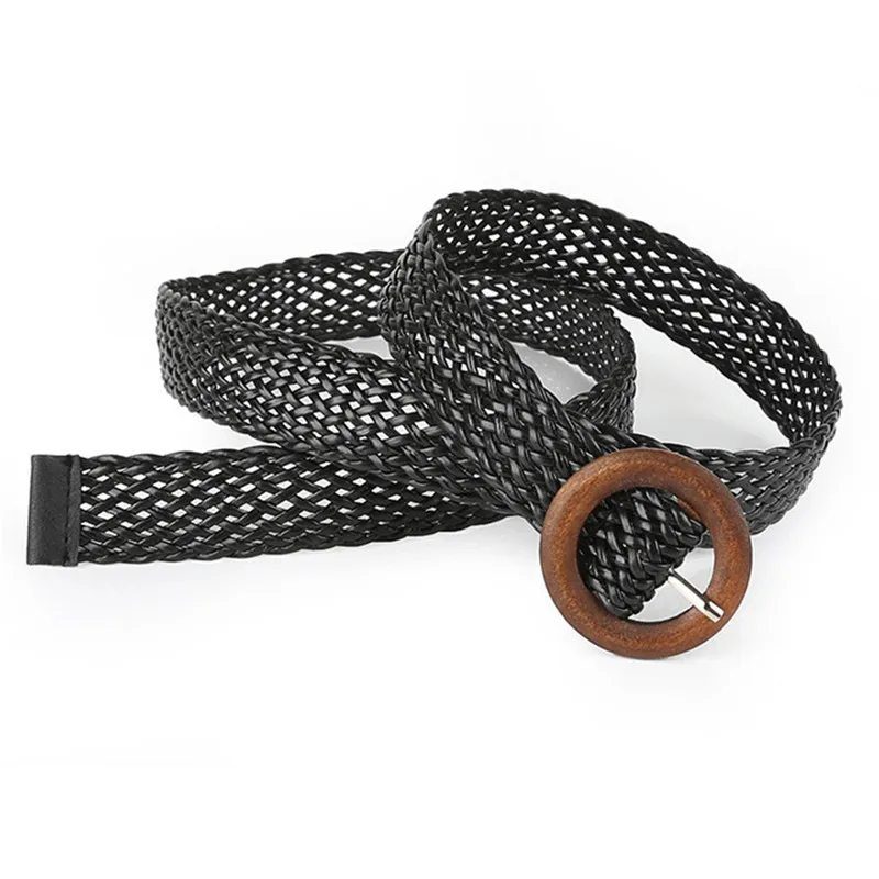 Fashion Women Braid Belt Female Hollow Breathable Black Square Buckle Woven Braided Waist Belt For Pants Dress Ladies Strap
Fashion Women Braid Belt Female Hollow Breathable Black Square Buckle Woven Braided Waist Belt For Pants Dress Ladies Strap