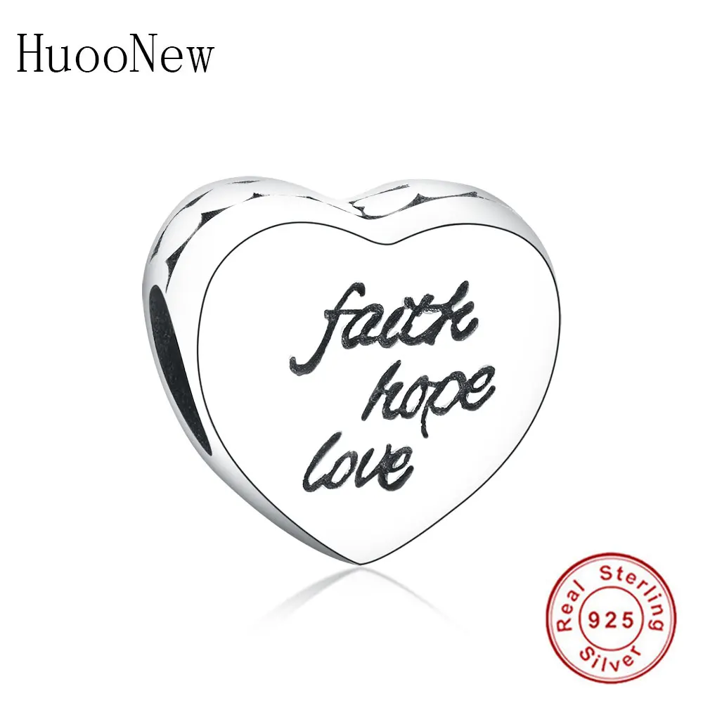 HuooNew Fit Original Brand Charm Bracelet Bangle 925 Sterling Silver Letter Faith Love Hope Heart Bead For Making Berloque DIY
HuooNew Fit Original Brand Charm Bracelet Bangle 925 Sterling Silver Letter Faith Love Hope Heart Bead For Making Berloque DIY
