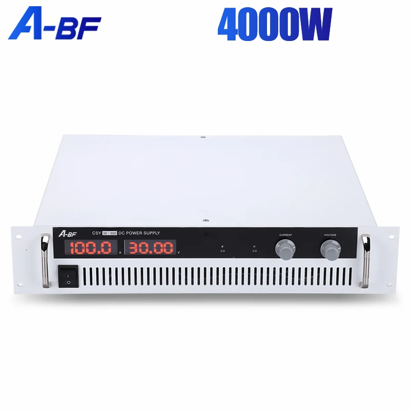 A-BF DC Regulated Power Supply Adjustable 4 Digit Voltage Regulator Constant Voltage Current Laboratory Power Supply Unit 4000W
A-BF DC Regulated Power Supply Adjustable 4 Digit Voltage Regulator Constant Voltage Current Laboratory Power Supply Unit 4000W